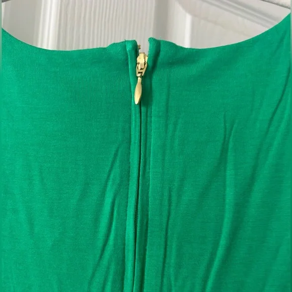 Lilly Pulitzer Vibrant Green Jersey Midi Dress - Picture 4 of 6